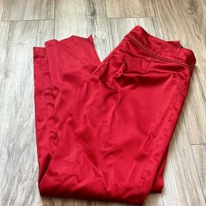 Cache Red Satin Pants